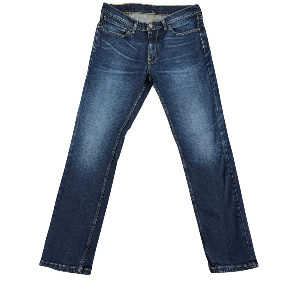 Levi's 511 Men’s Slim Fit Dark Wash Denim Jeans W34 L32 Classic Casual